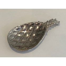 French Silver-Plated Pineapple Vide-Poche — Circa 1970