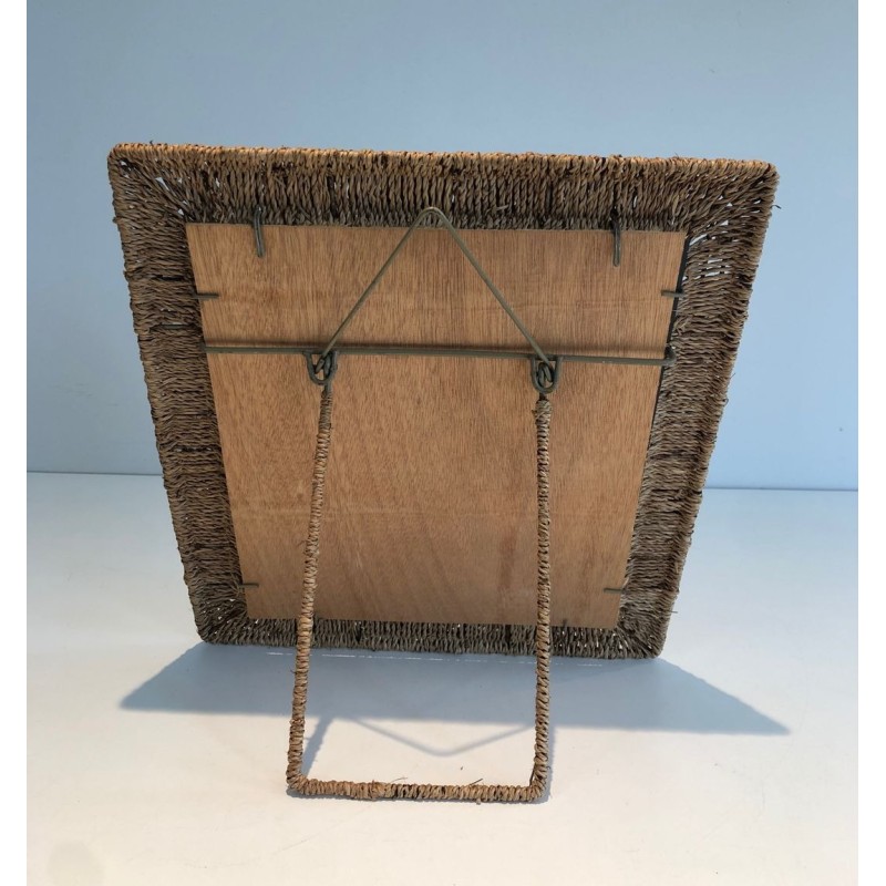 Rope-Frame Mirror in the Manner of Audoux-Minet