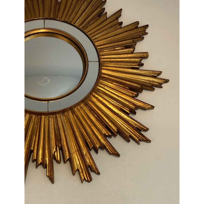 Gilt Resin Sunburst Mirror