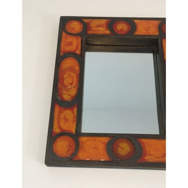 Interesting Ceramic Mirror