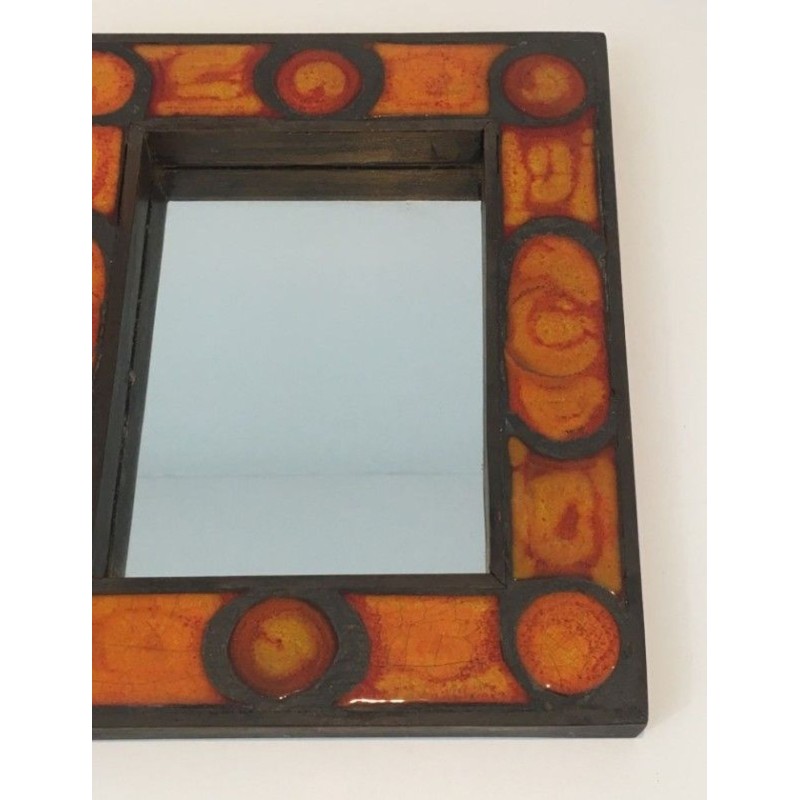 Interesting Ceramic Mirror