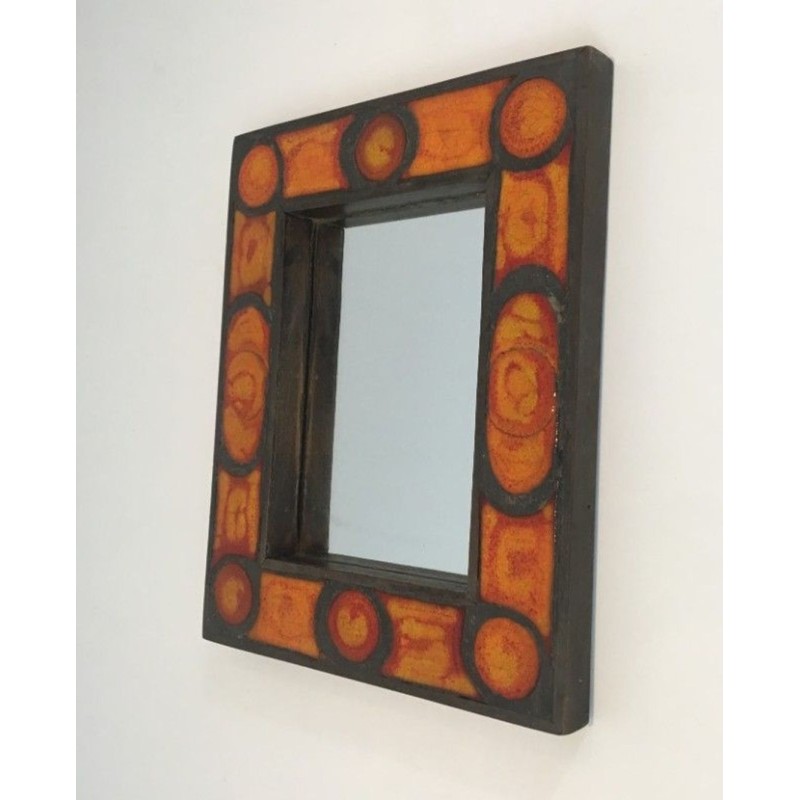 Interesting Ceramic Mirror
