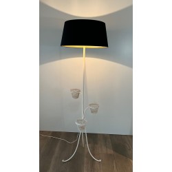 Cap d'Ail Collection Plant Holder Floor Lamp, by Mathieu Matégot, French Work, circa 1950