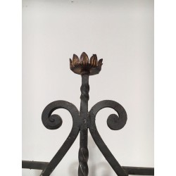 Seven-Arm Wrought Iron Floor Lamp, Art Déco, French Work, circa 1940