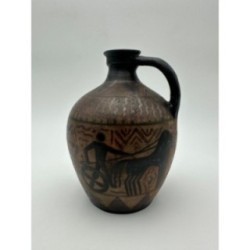 Glazed Stoneware Pitcher, VE Ciboure, Vilotte Period, France, circa 1920