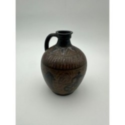 Glazed Stoneware Pitcher, VE Ciboure, Vilotte Period, France, circa 1920