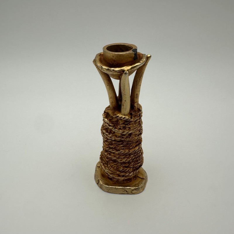 Sculptural Candlestick, Pierre Casenove for Fondica, Signed, 1990s