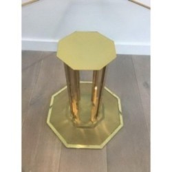 Brass and Glass Design Coffee Table