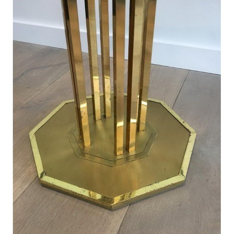 Brass and Glass Design Coffee Table