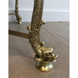 Brass Coffee Table, Maison Jansen