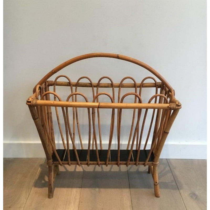 Rattan Magazine Rack
