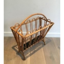 Rattan Magazine Rack