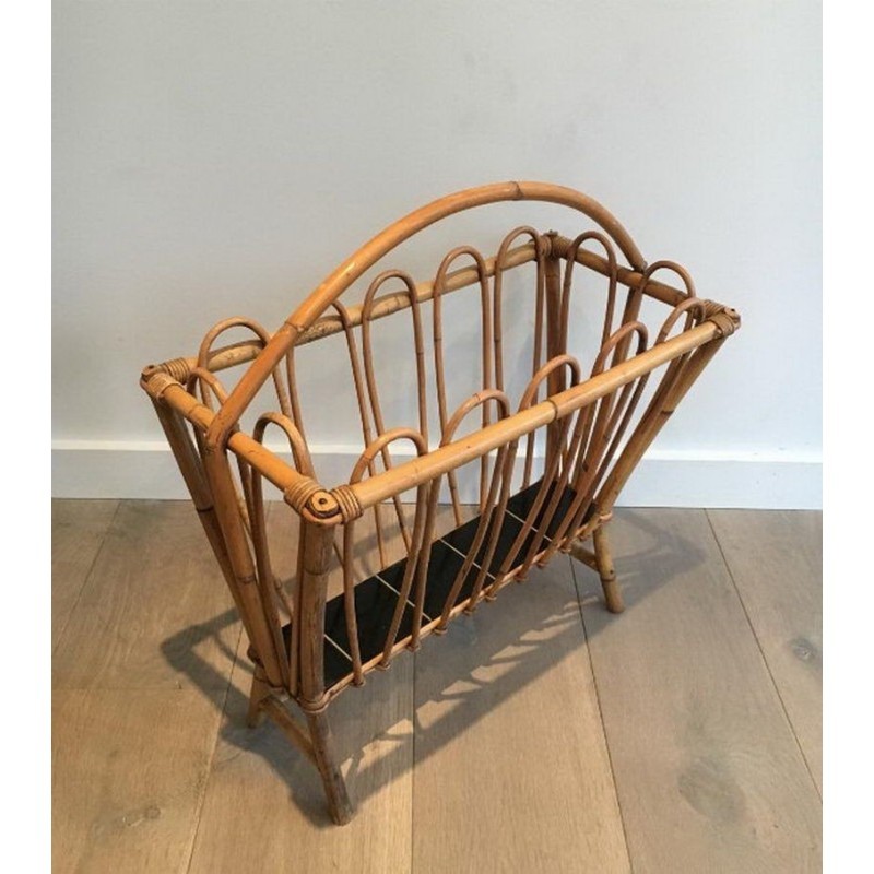 Rattan Magazine Rack