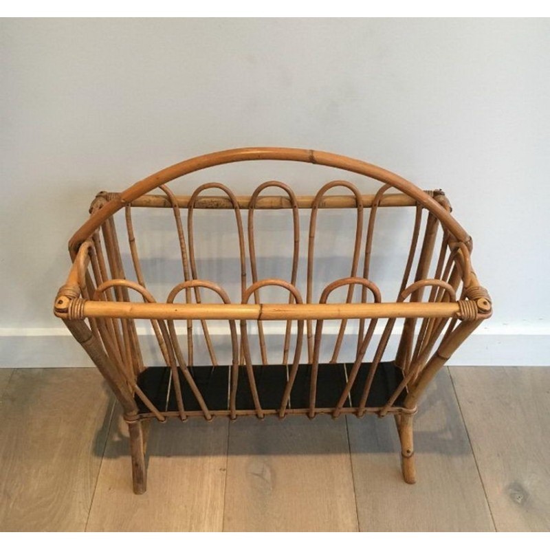 Rattan Magazine Rack