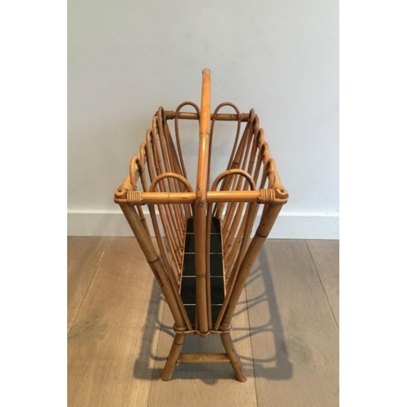 Rattan Magazine Rack