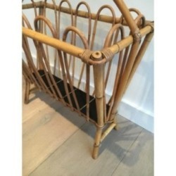 Rattan Magazine Rack