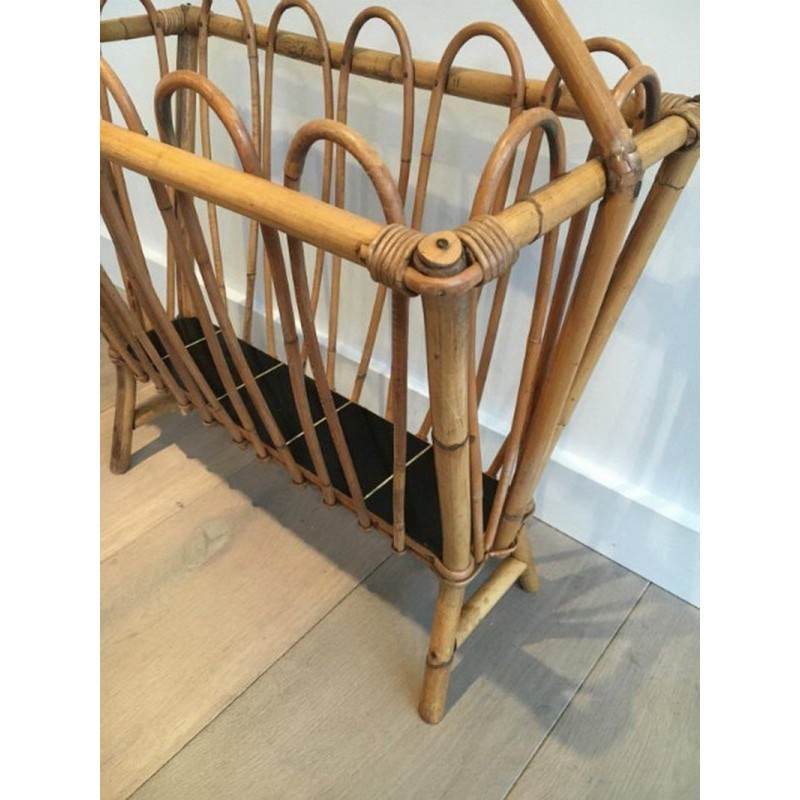 Rattan Magazine Rack