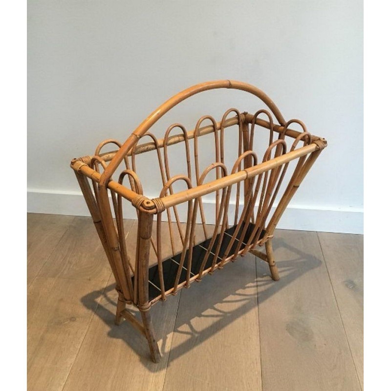 Rattan Magazine Rack