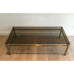 Modernist Brass Coffee Table