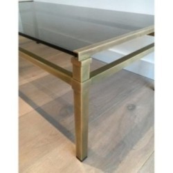 Modernist Brass Coffee Table
