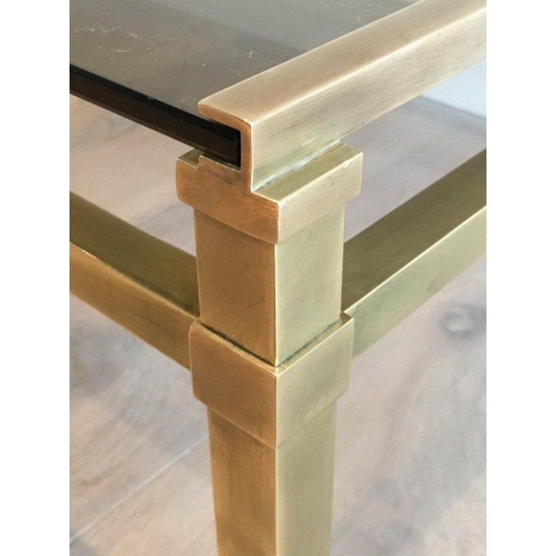Modernist Brass Coffee Table