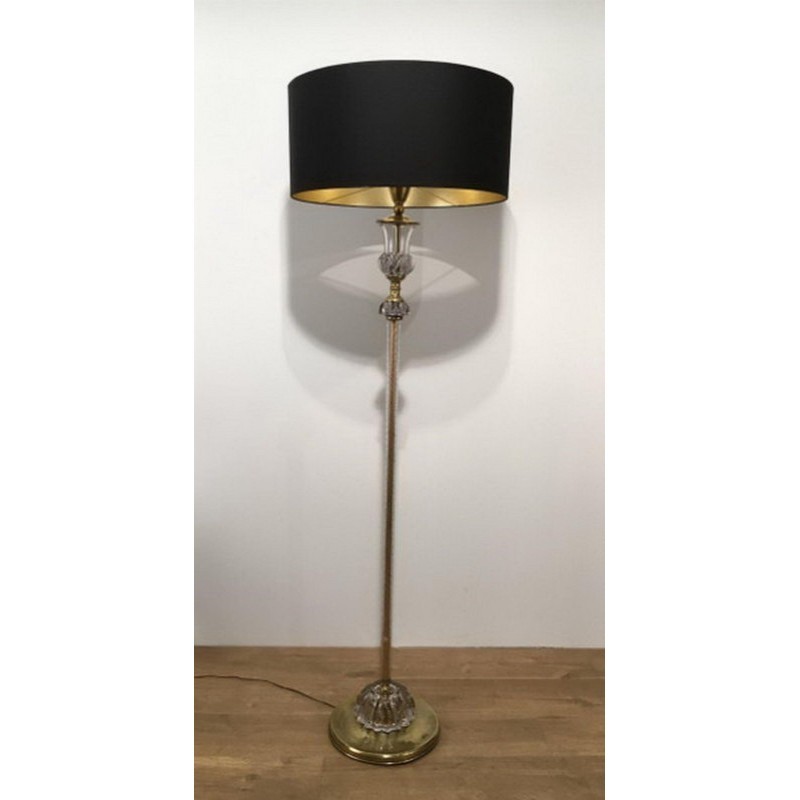 Murano Glass Floor Lamp, Attributed to Barovier and Toso