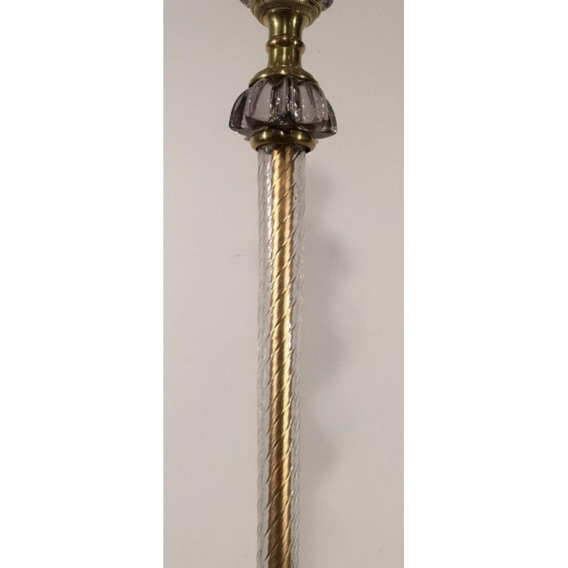 Murano Glass Floor Lamp, Attributed to Barovier and Toso