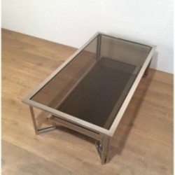 Chrome Design Coffee Table