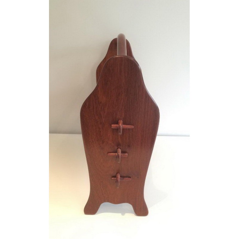Scandinavian Magazine Rack in Teak. Circa 1970