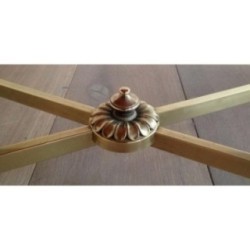 Coffee Table in Brass with Black Lacquered Glass Top by Maison Jansen. Circa 1940