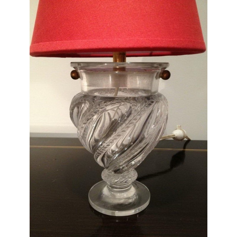 Small Glass Lamp. Circa 1940
