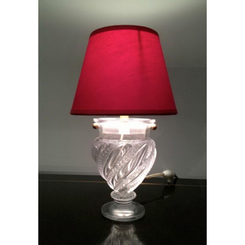 Small Glass Lamp. Circa 1940