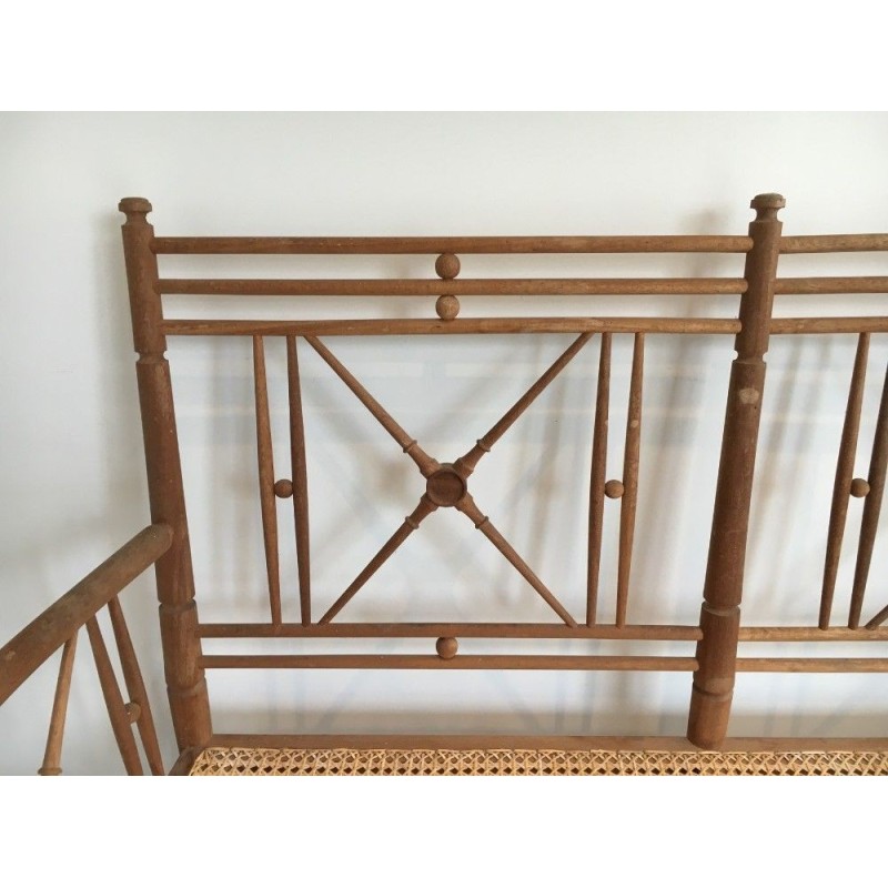 Wooden Bench. Circa 1950