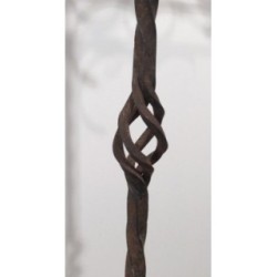 Wrought Iron Neo-Gothic Floor Lamp. Circa 1940