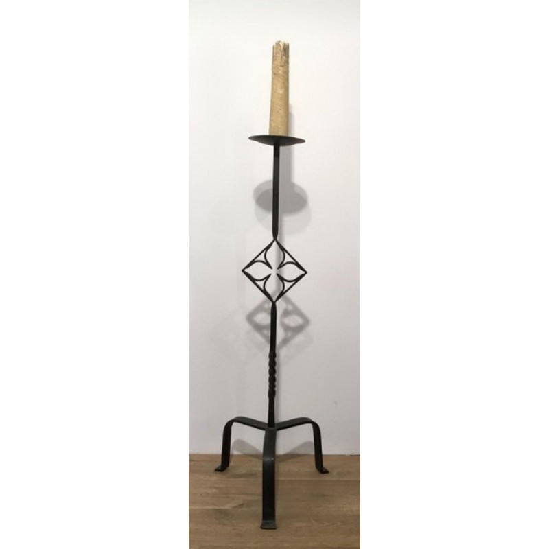Wrought Iron Floor Lamp. Circa 1950