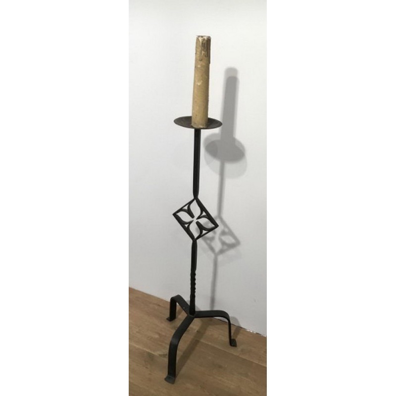 Wrought Iron Floor Lamp. Circa 1950
