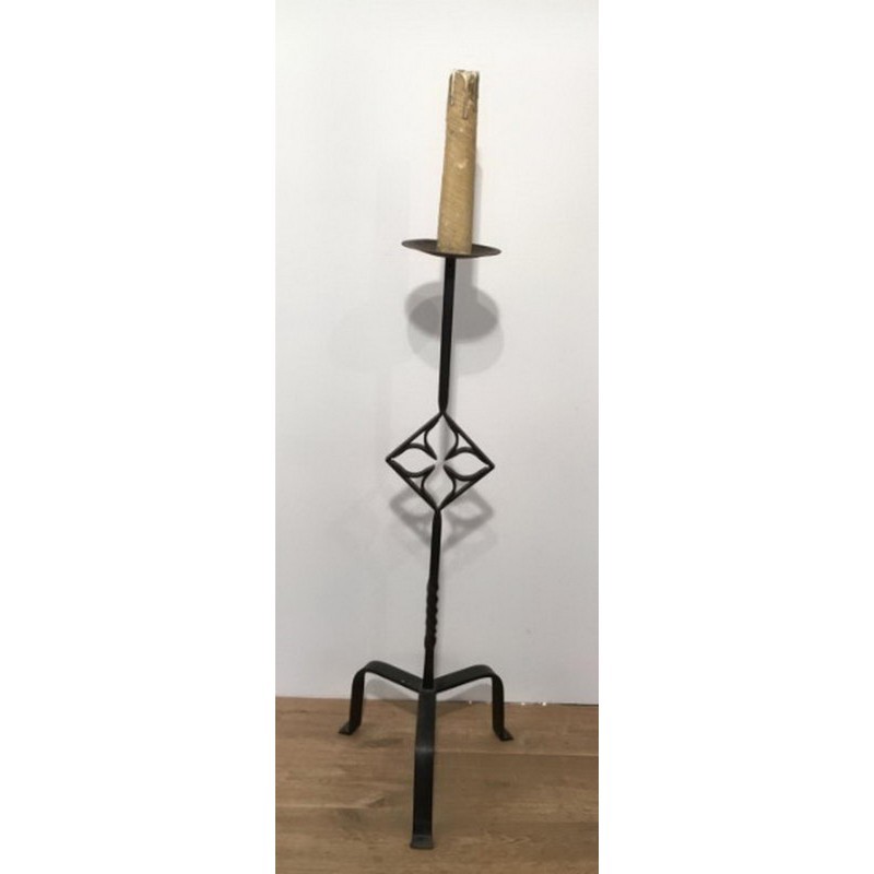 Wrought Iron Floor Lamp. Circa 1950