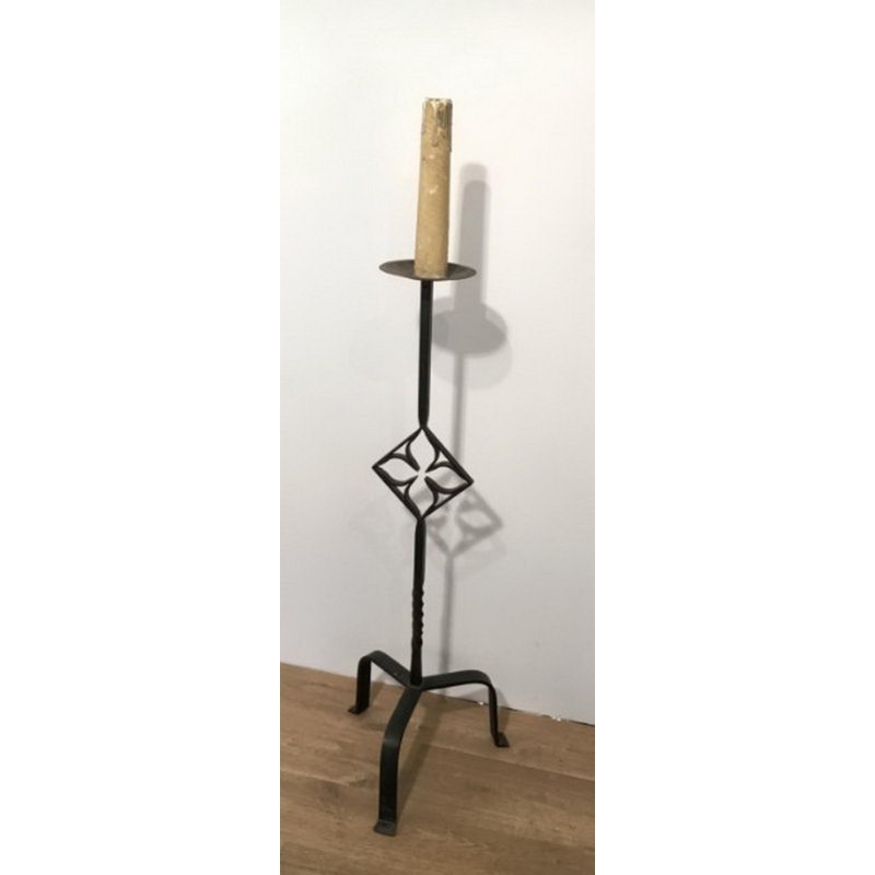 Wrought Iron Floor Lamp. Circa 1950