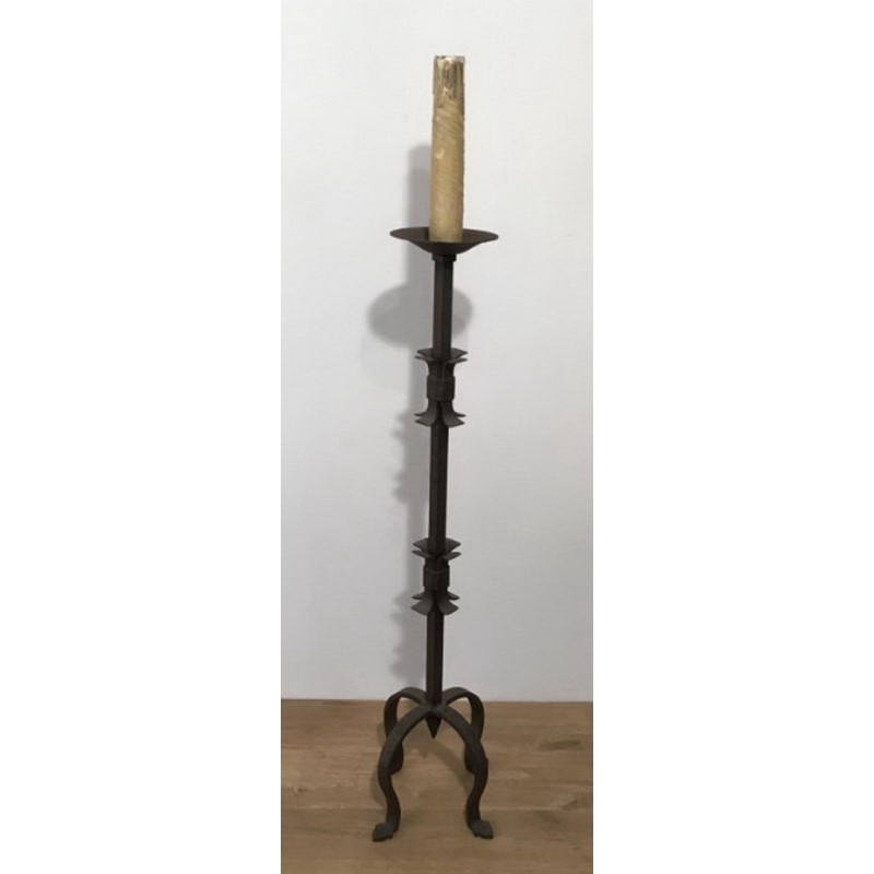 Wrought Iron Floor Lamp. Circa 1950