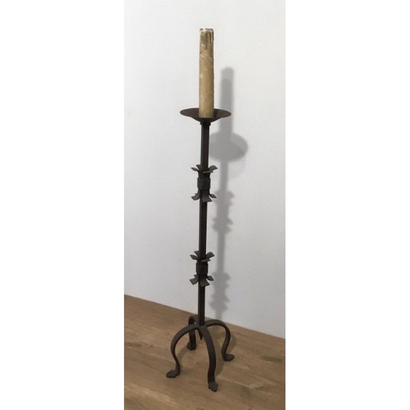 Wrought Iron Floor Lamp. Circa 1950