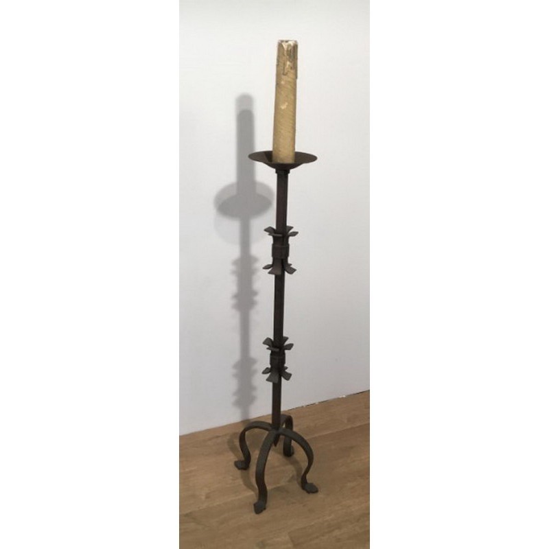 Wrought Iron Floor Lamp. Circa 1950