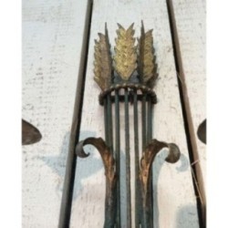 Beautiful Pair of Wrought Iron Wall Sconces. Circa 1940