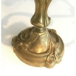 Pair of Bronze Candelabras with 5 Light Arms, Circa 1900