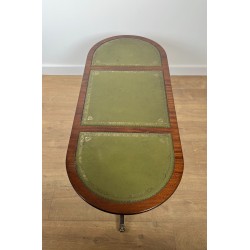 Mahogany and Leather Coffee Table