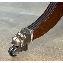 Mahogany and Leather Coffee Table