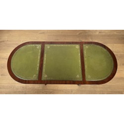 Mahogany and Leather Coffee Table