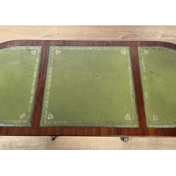 Mahogany and Leather Coffee Table