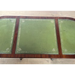 Mahogany and Leather Coffee Table