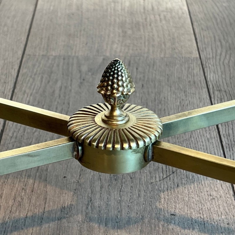 Maison Baguès Brass Venere Mirror Coffee Table 1970 - Modern Eye Gallery