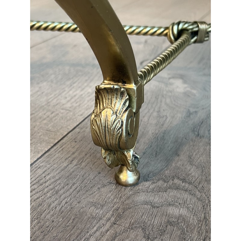 Sphinxes Coffee Table Bronze Venere Mirror 1970 - Modern Eye Gallery
